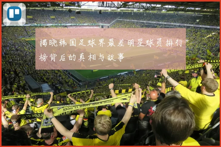 揭晓韩国足球界最差明星球员排行榜背后的真相与故事