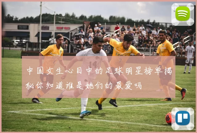 中国女生心目中的足球明星榜单揭秘你知道谁是她们的最爱吗